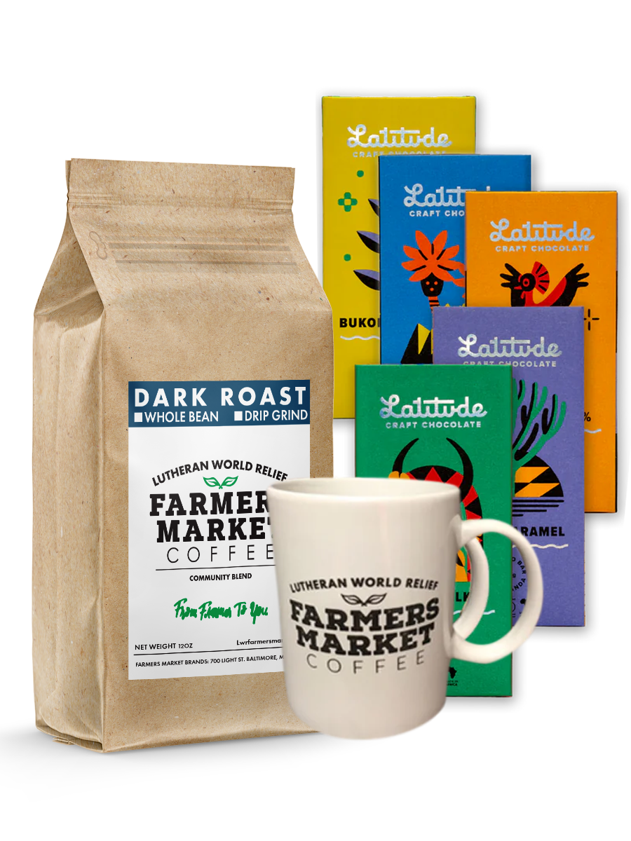 Gift Bundle Lutheran World Relief Farmers Market Coffee