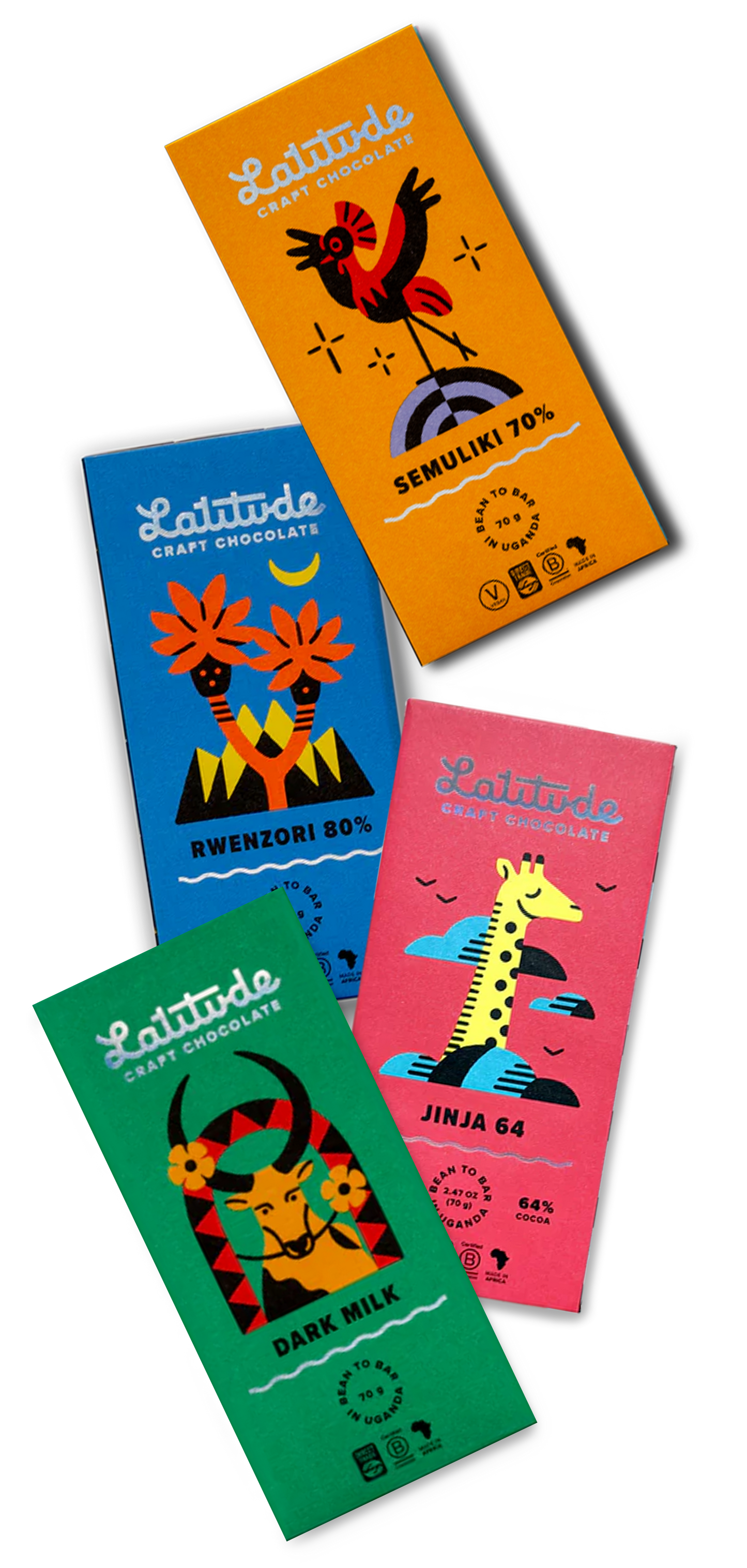 Latitude 4-Pack Bold Chocolate Bar Collection