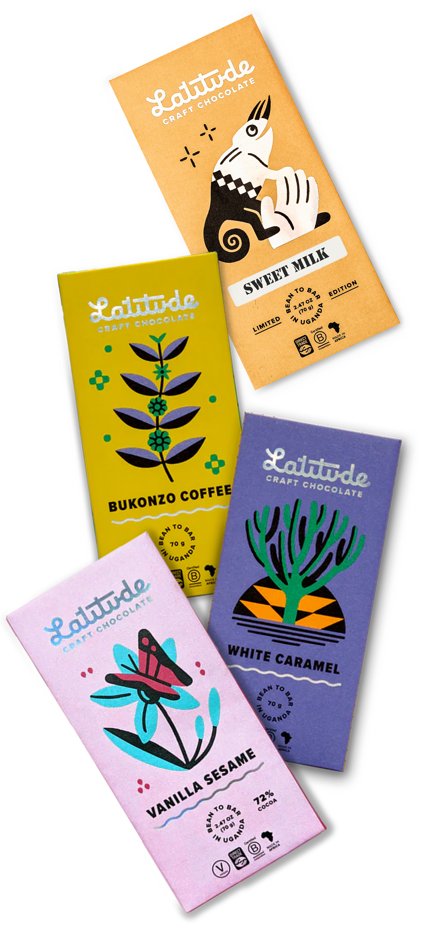 Latitude 4-Pack Classic Chocolate Bar Collection