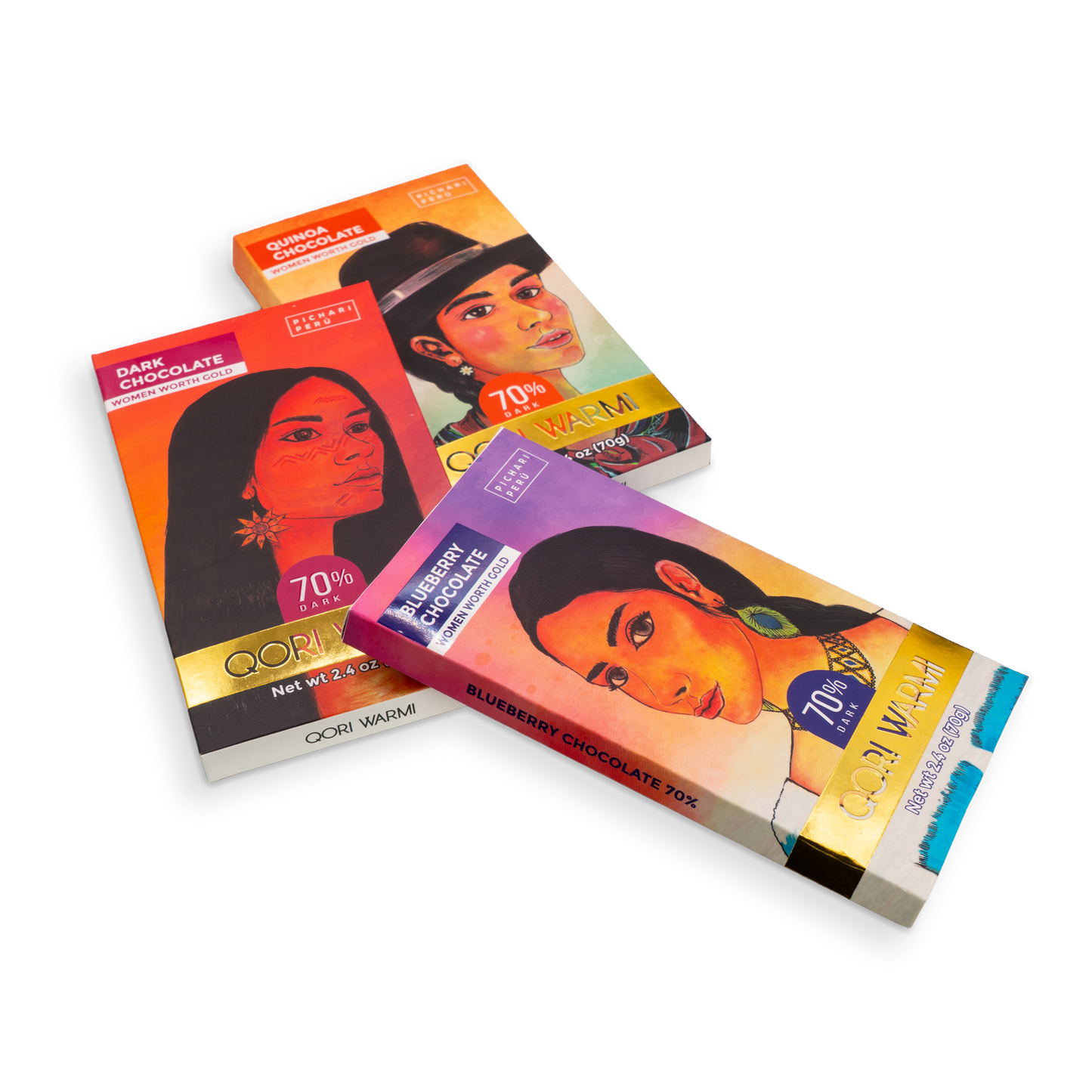 QORI WARMI 3-Pack Chocolate Bar Gift Set