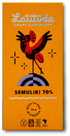 Latitude Semuliki 70%  Chocolate Bar