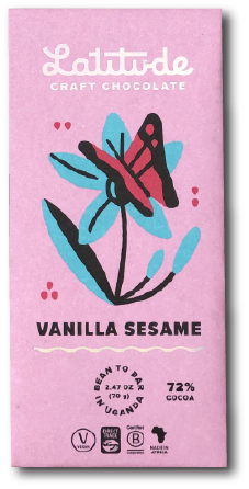 Latitude Vanilla Sesame Chocolate Bar